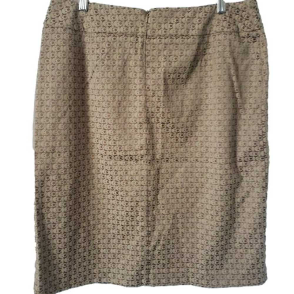 Vintage Michel Antoni  Collection Gold skirt embroidery Ladies Size 16